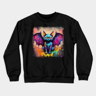 VIBRANT VISIONS (BATCAT) Crewneck Sweatshirt